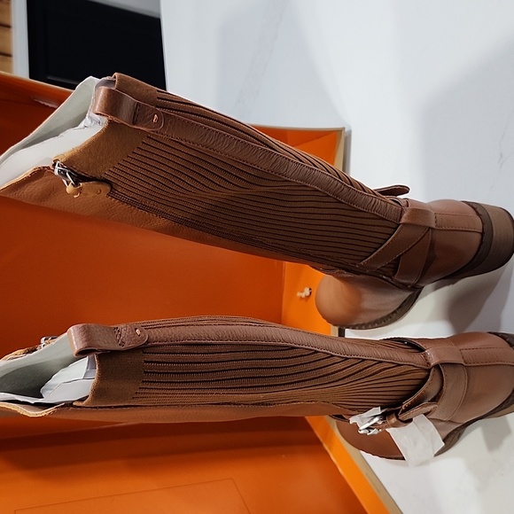 Gentle Souls by Kenneth Cole womens Best Chelsea Tall Moto Knee High Boot size 6 - Picture 3 of 6